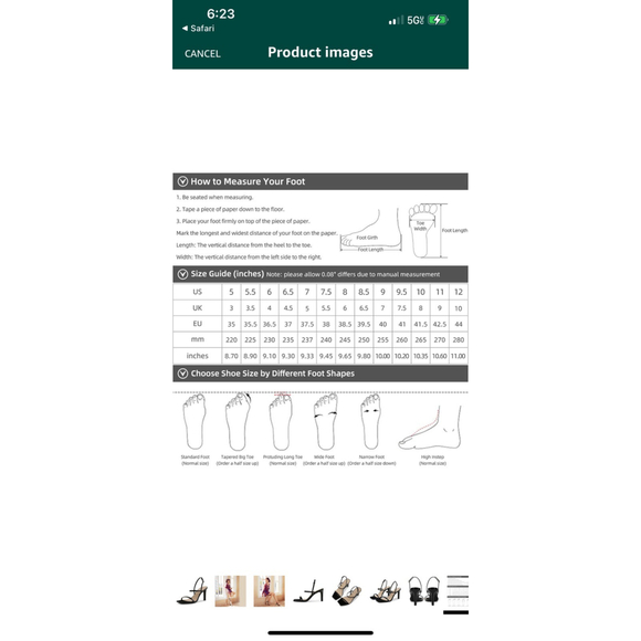 Modatope Womens Open Toe Strappy Sandals - Picture 7 of 7